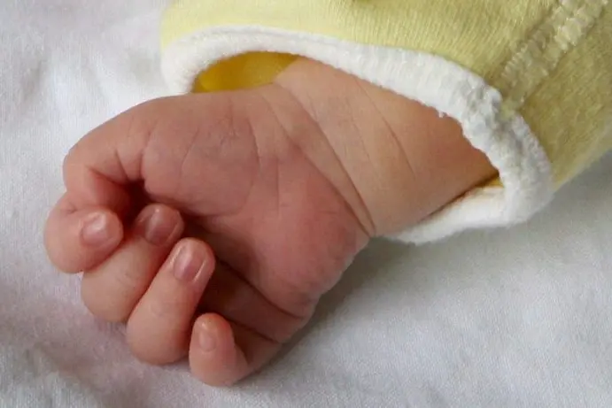 Un neonato (archivio)