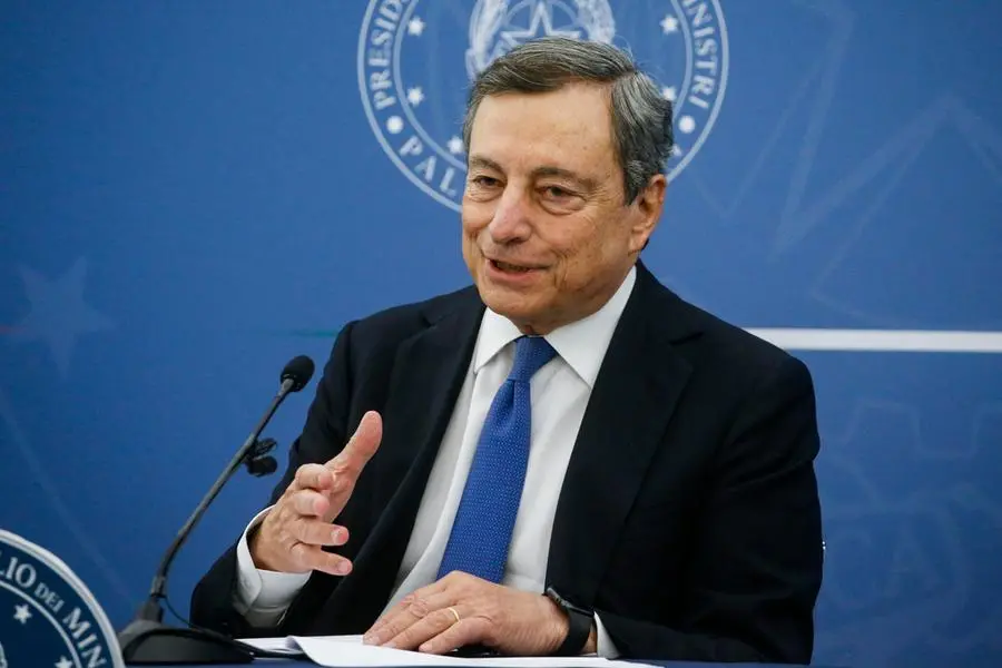 Mario Draghi (Ansa - Frustaci)