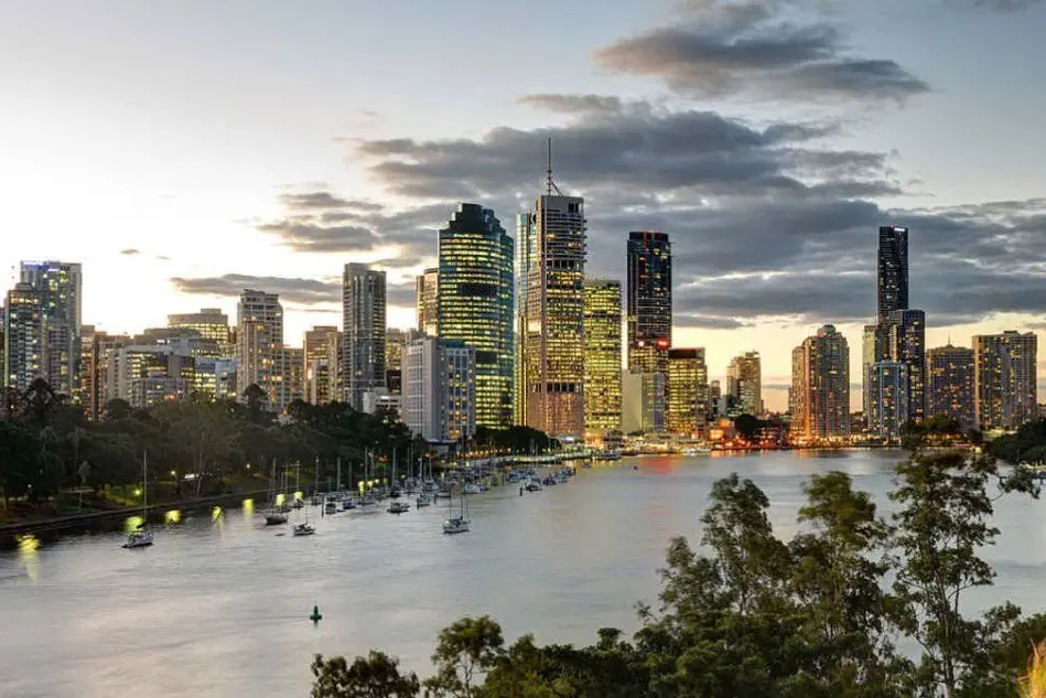 Panoramica di Brisbane (fonte Wikipedia)