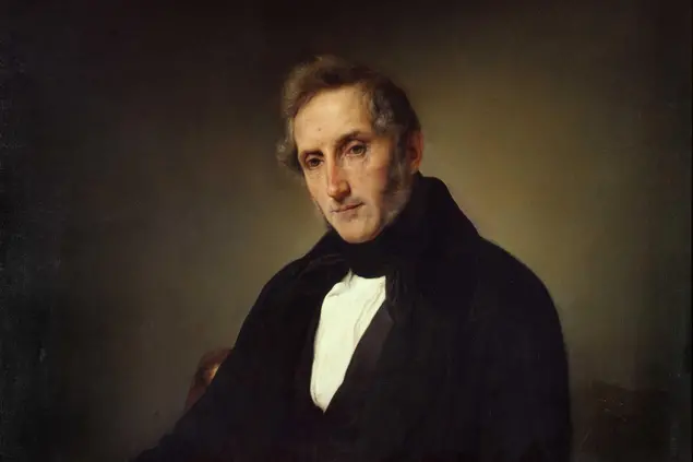 Alessandro Manzoni nel celebre ritratto di Francesco Hayez