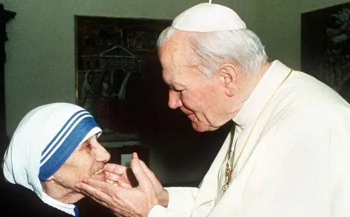 Con Giovanni Paolo II