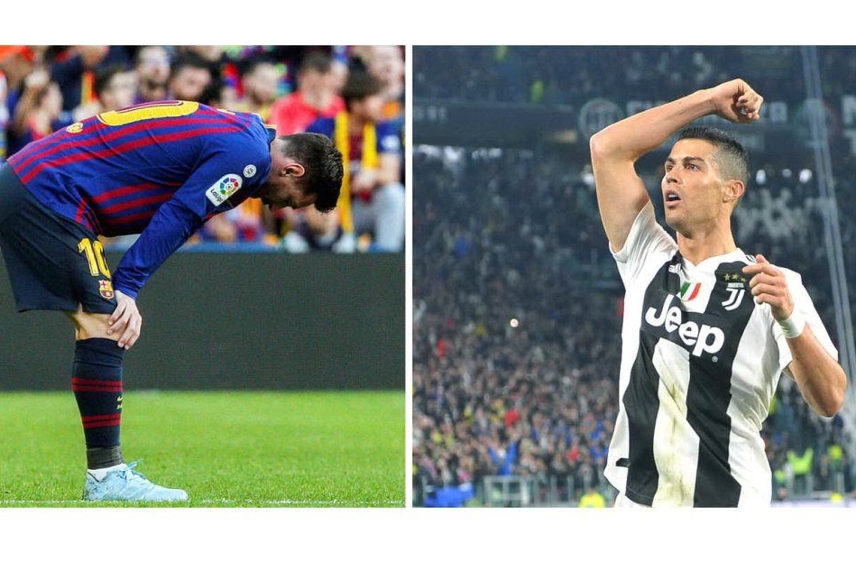Messi e Ronaldo (Ansa)