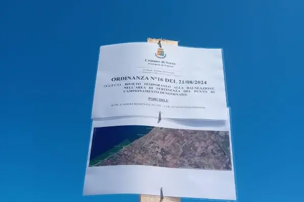 Cartello di divieto (foto concessa)