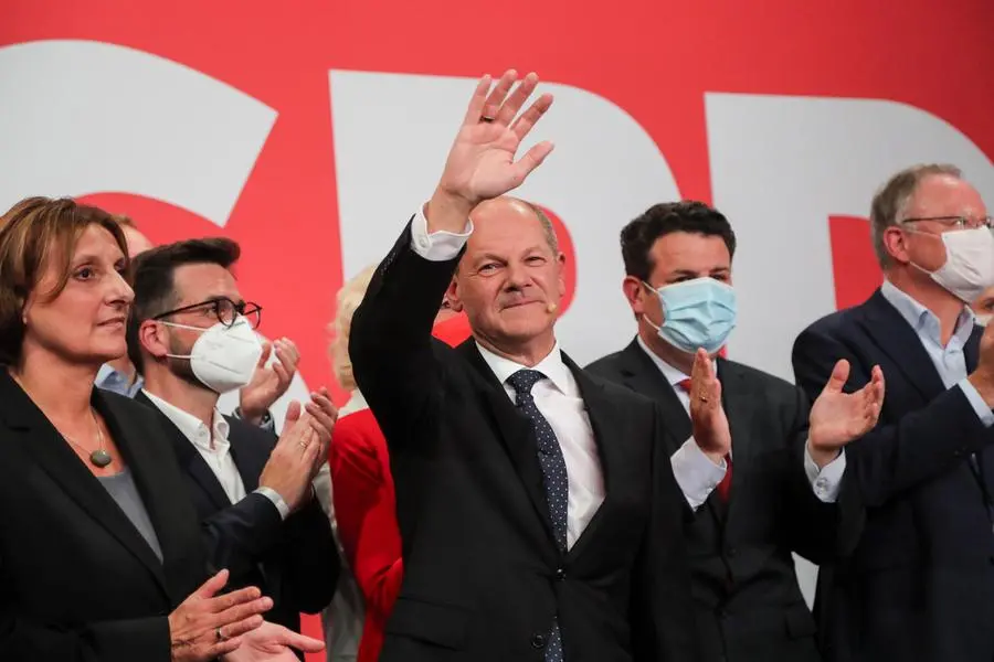 Olaf Scholz, candidato cancelliere Spd (Ansa)