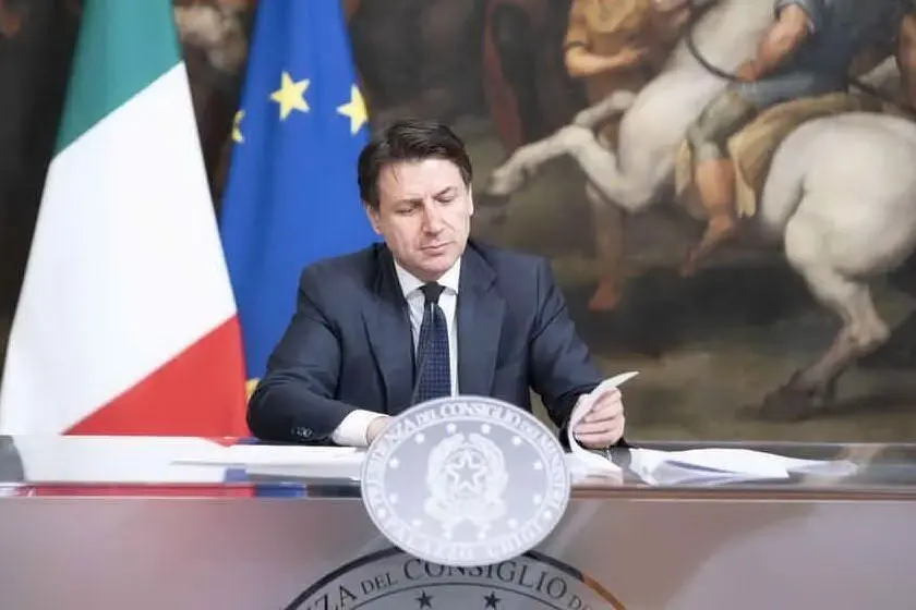 Giuseppe Conte (Archivio L'Unione Sarda)
