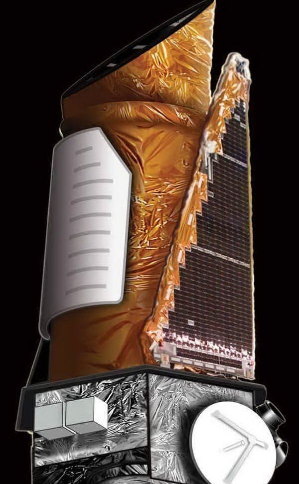 La struttura del telescopio Kepler, che nel corso degli anni ha individuato più di 2600 esopianeti