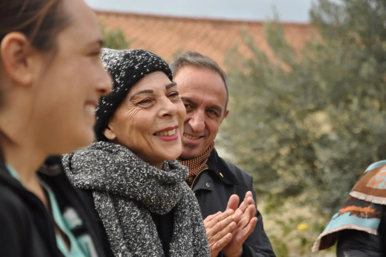 La dottoressa Gisella Masala durante l’inaugurazione del giardino dell’Hospice di Oristano alcuni mesi fa (Foto concessa dalla Asl di Oristano)