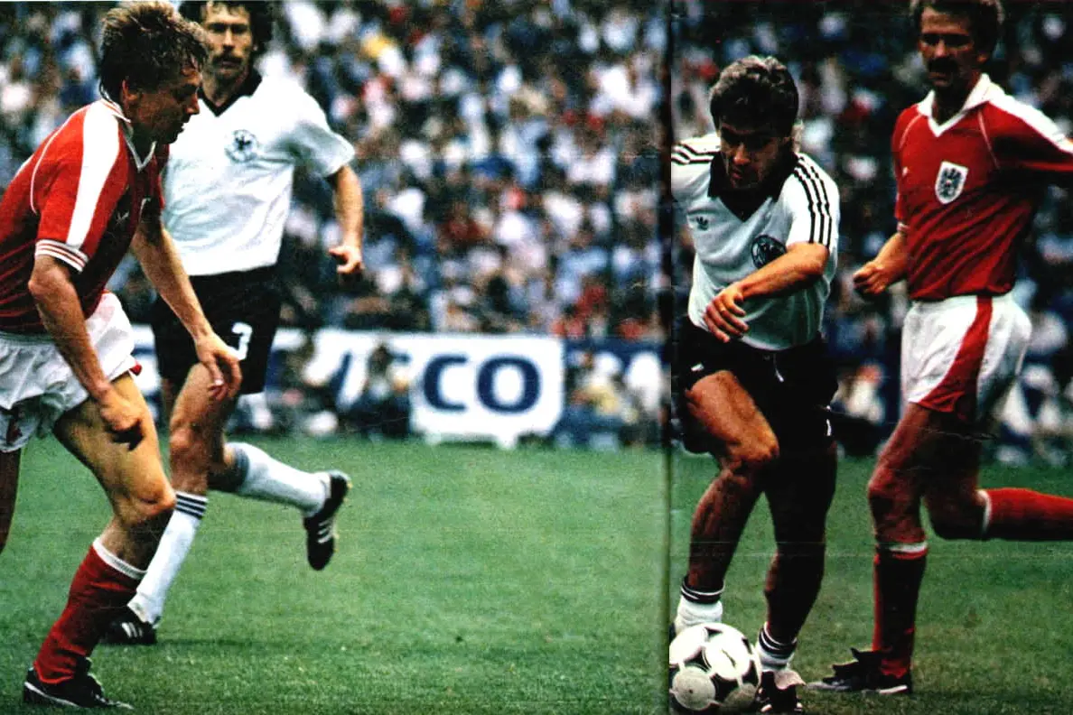 Un'immagine di Germania-Austria ai Mondiali 1982 (El Grafico/Wikipedia)