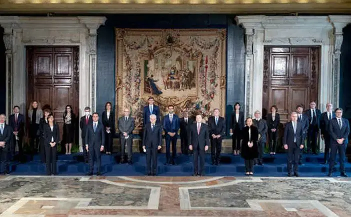Governo Draghi (Ansa)