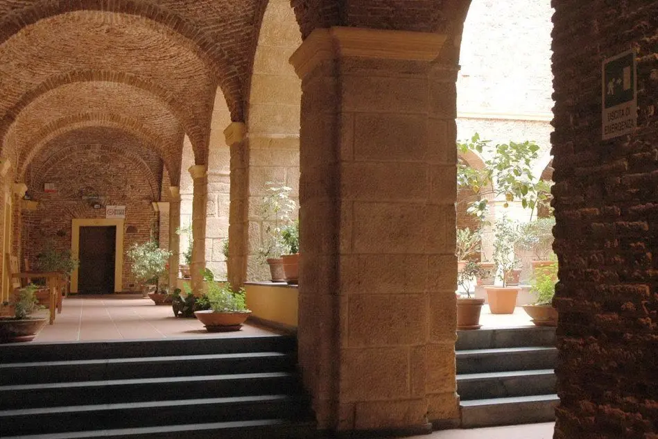 Il chiostro del Carmine di Oristano