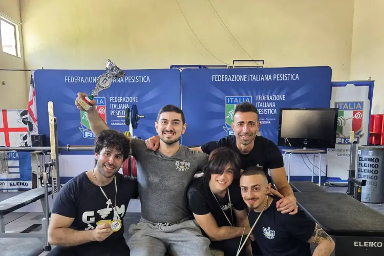 Atleti turritani del Gym Tonic (foto concessa)