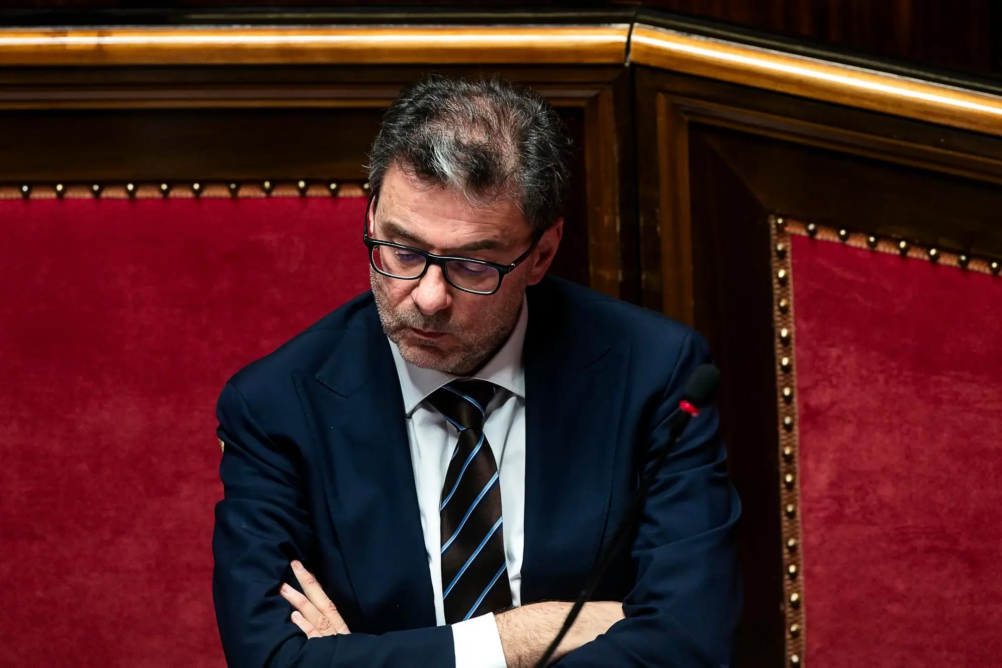 Il ministro dell'Economia Giancarlo Giorgetti (Ansa)