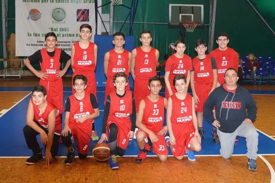 Gli under 13 della Pallacanestro Nuoro