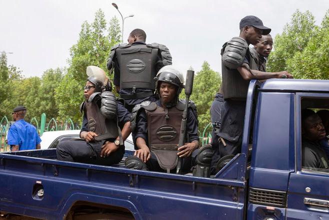 Polizia maliana (Ansa - Epa)