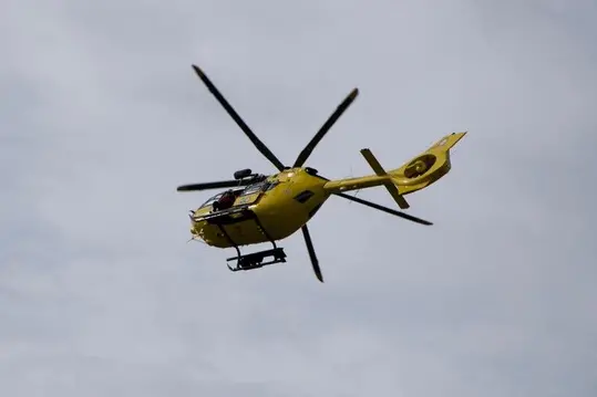 Elisoccorso in volo, immagine simbolo (foto Ansa)