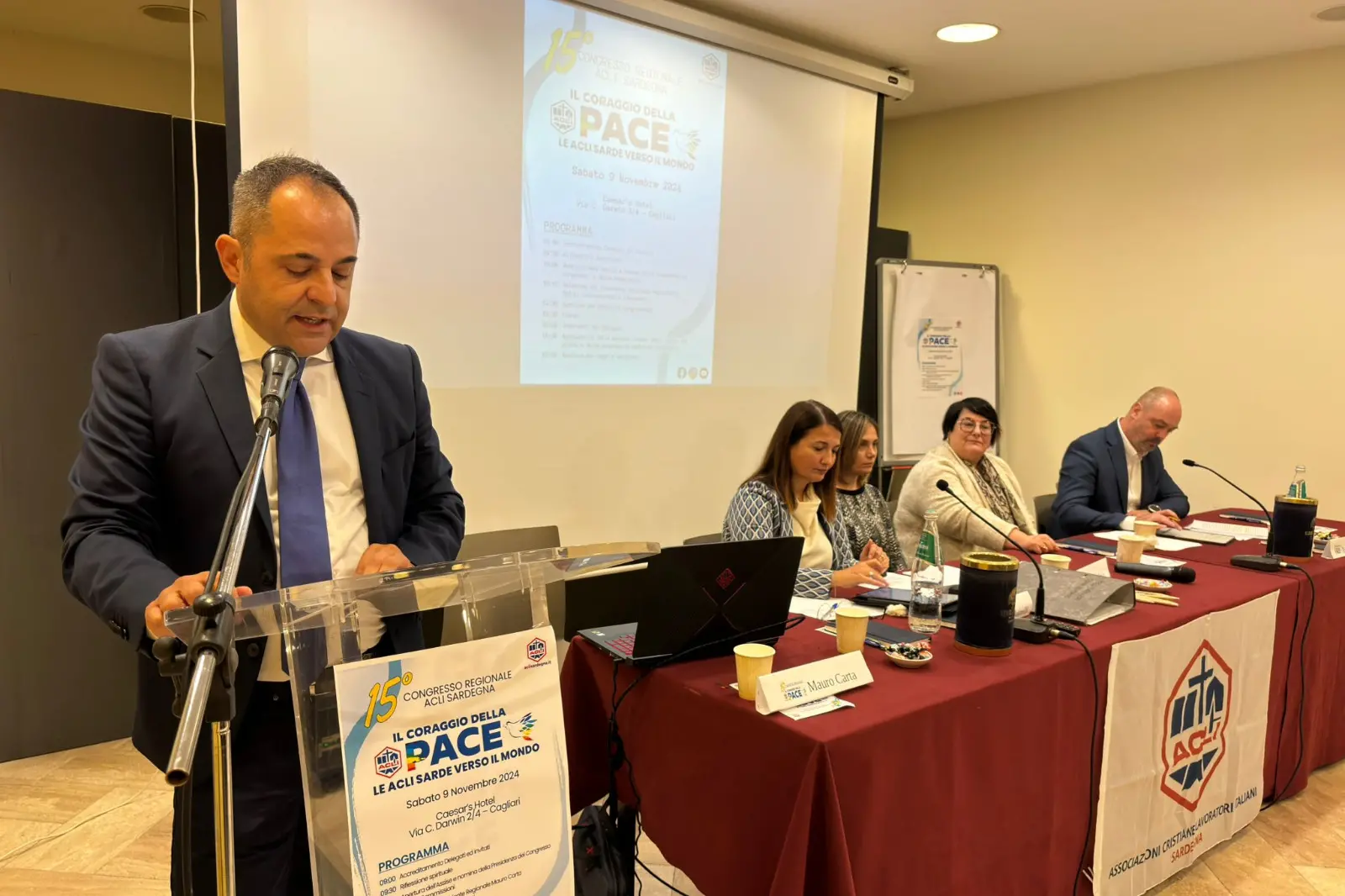 Mauro Carta, presidente Acli Sardegna (Fr. Me.)