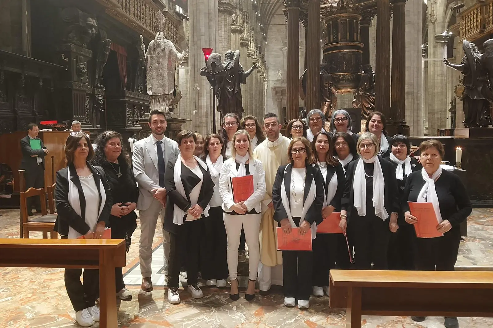 I coristi in Duomo