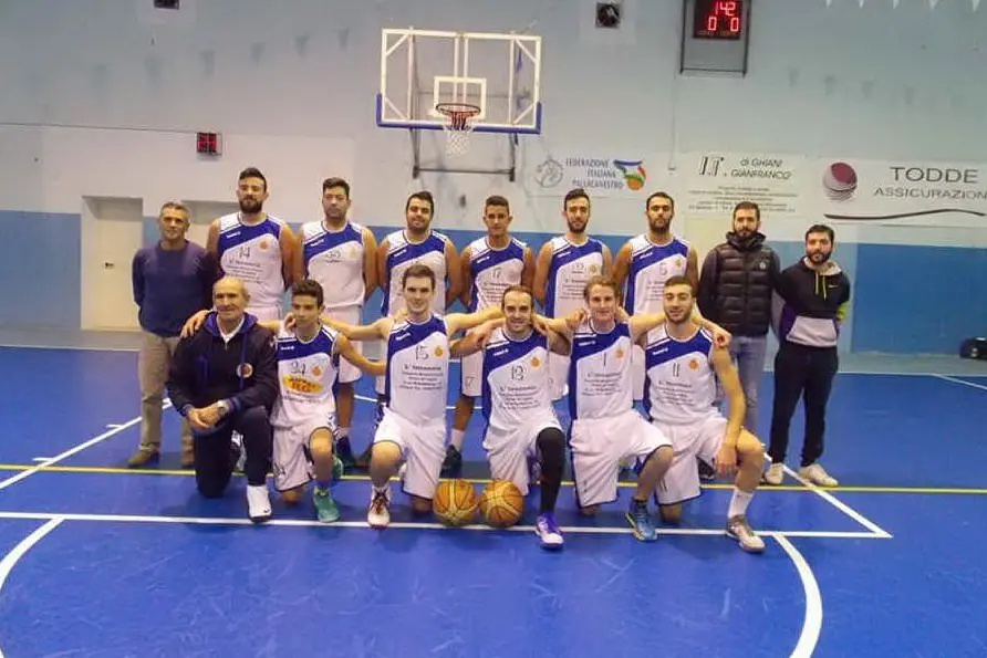 L'organico del Siliqua basket (foto Giacomo Pala)