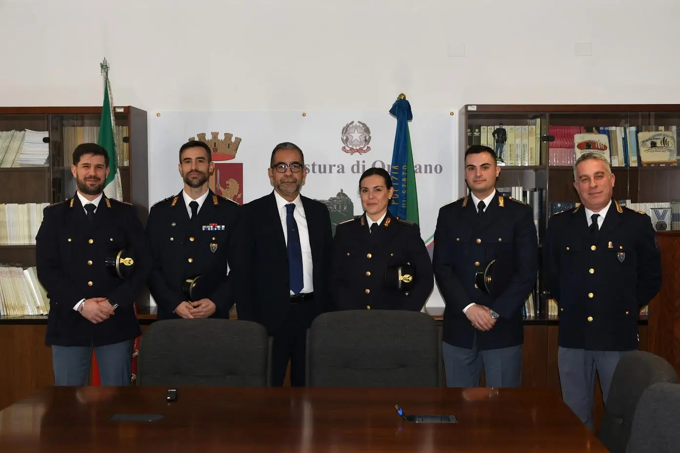 Il saluto (Foto concessa)