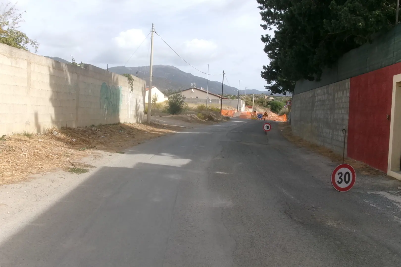 Sinnai, al via i lavori per la sistemazione di via Sant'Elena
