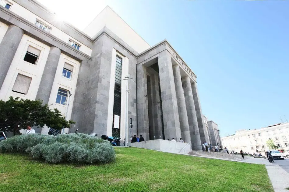 Il palazzo di Giustizia di Cagliari
