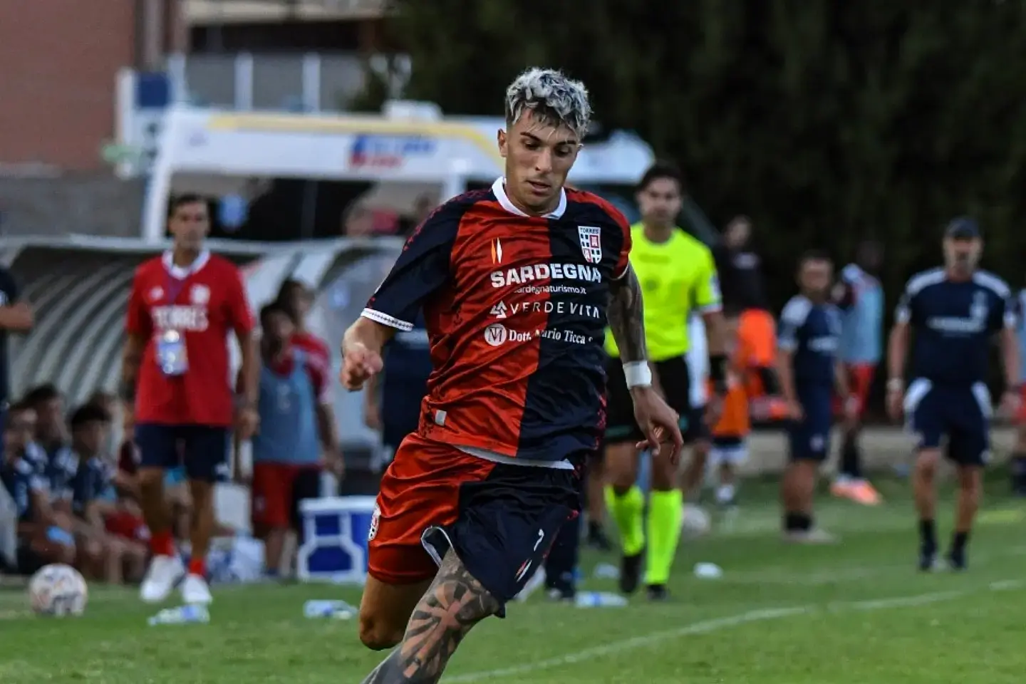 Lorenzo Di Stefano protagonista con una tripletta (foto Torres)