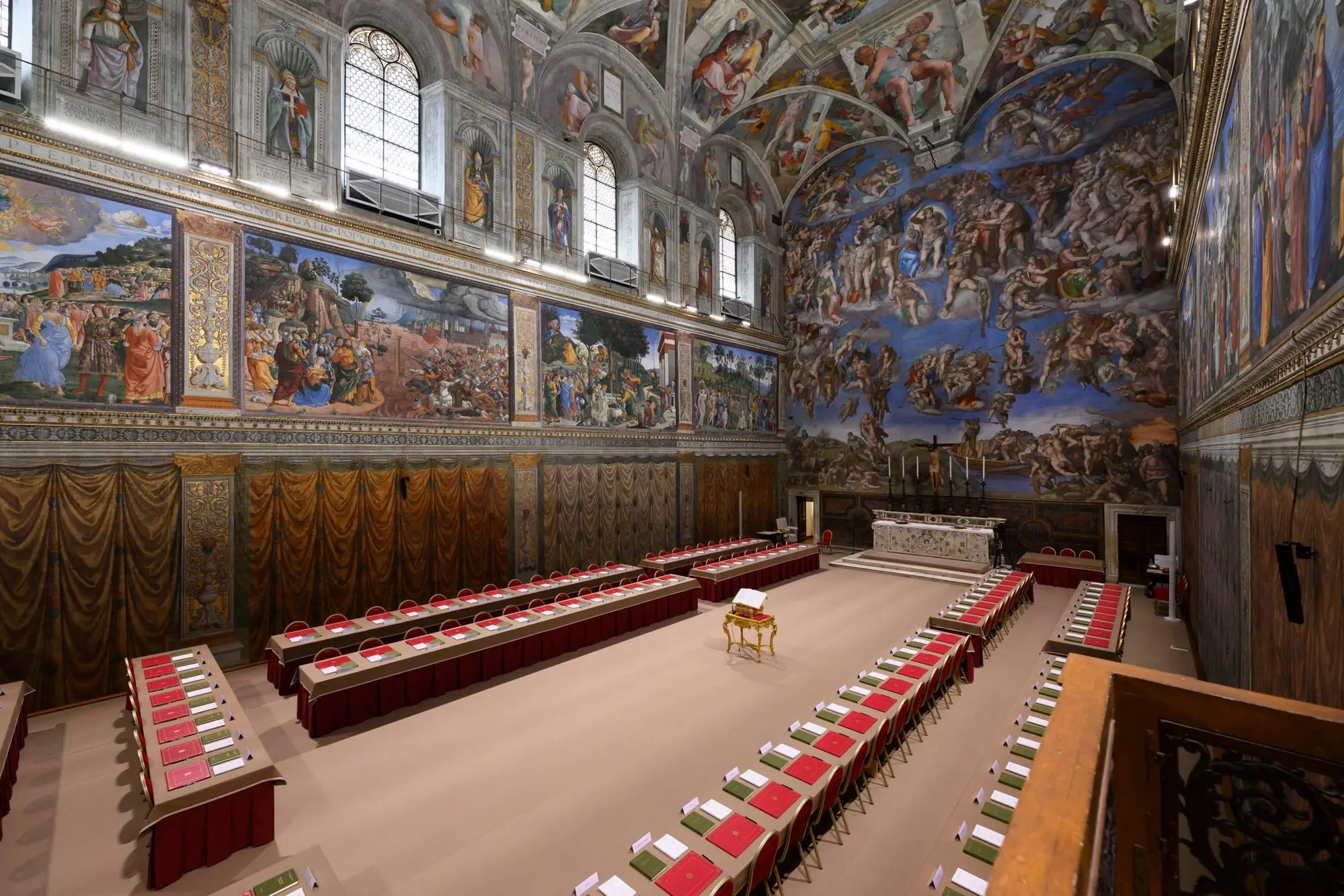 Cappella Sistina (foto via Ansa)