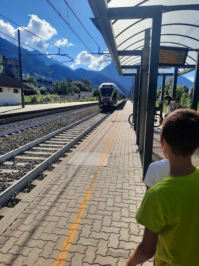 Stazione ferroviaria nel Sud Tirolo (foto m. v.)