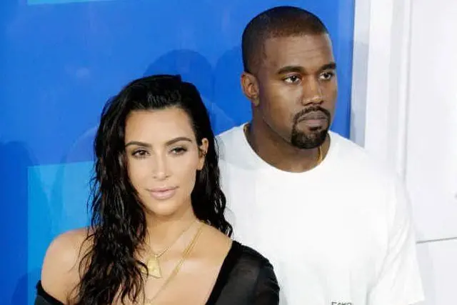 Kim Kardashian e Kanye West (Ansa)