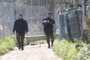 I carabinieri sul luogo dell'omicidio a S. Andera Frius