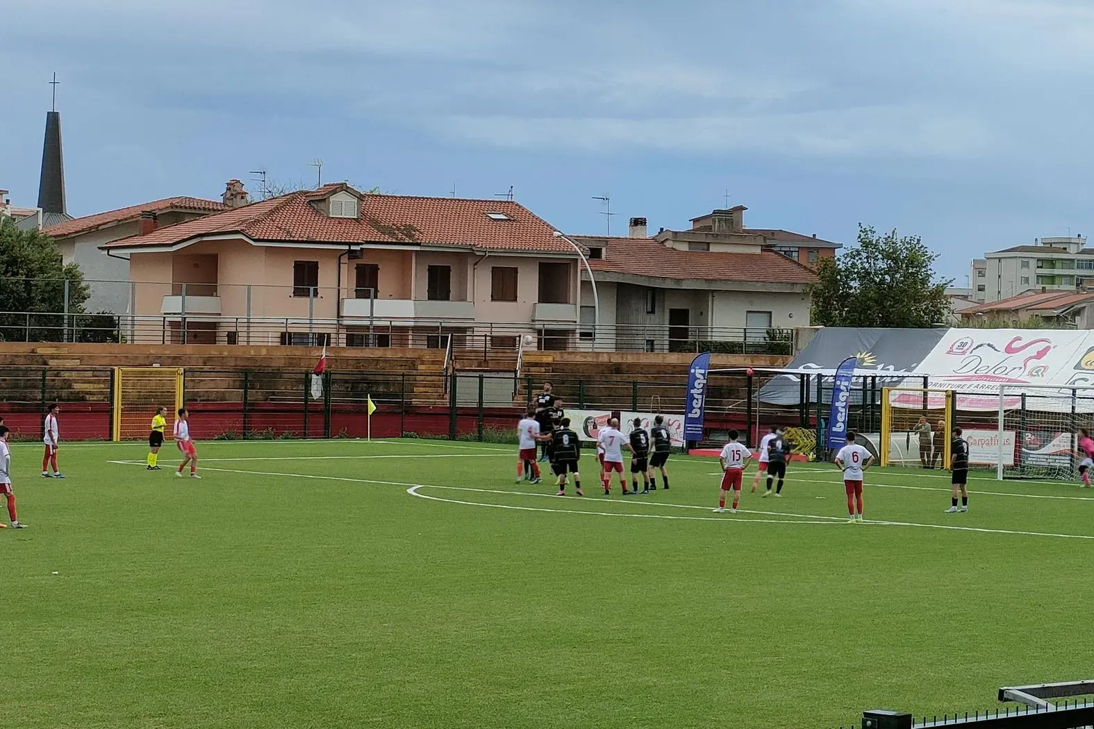Un'azione della Tharros nel corso della scorsa stagione (foto di Giacomo Pala)