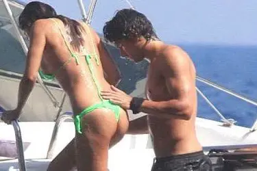 Belen Rodriguez e Borriello (Archivio)