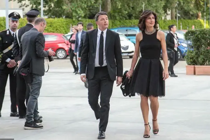 Matteo Renzi e Agnese Landini