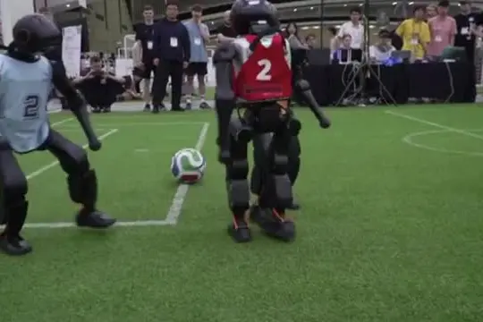 Calciatori robot umanoidi si sfidano nella RoboCup in Corea del Sud