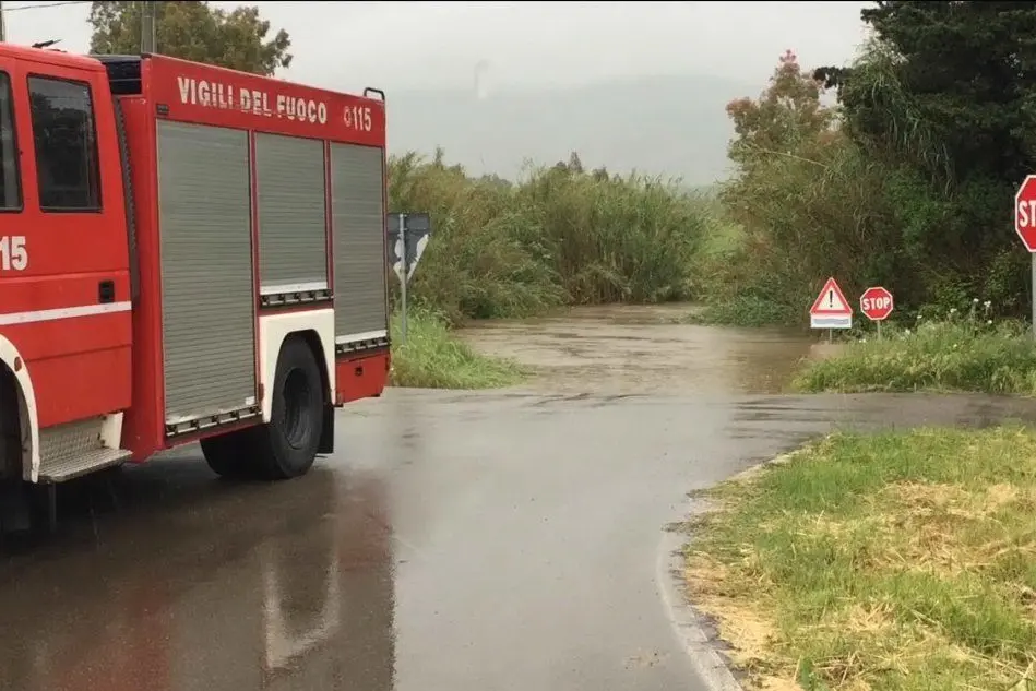 L'alluvione del 2018 (foto L'Unione Sarda - Sanna)