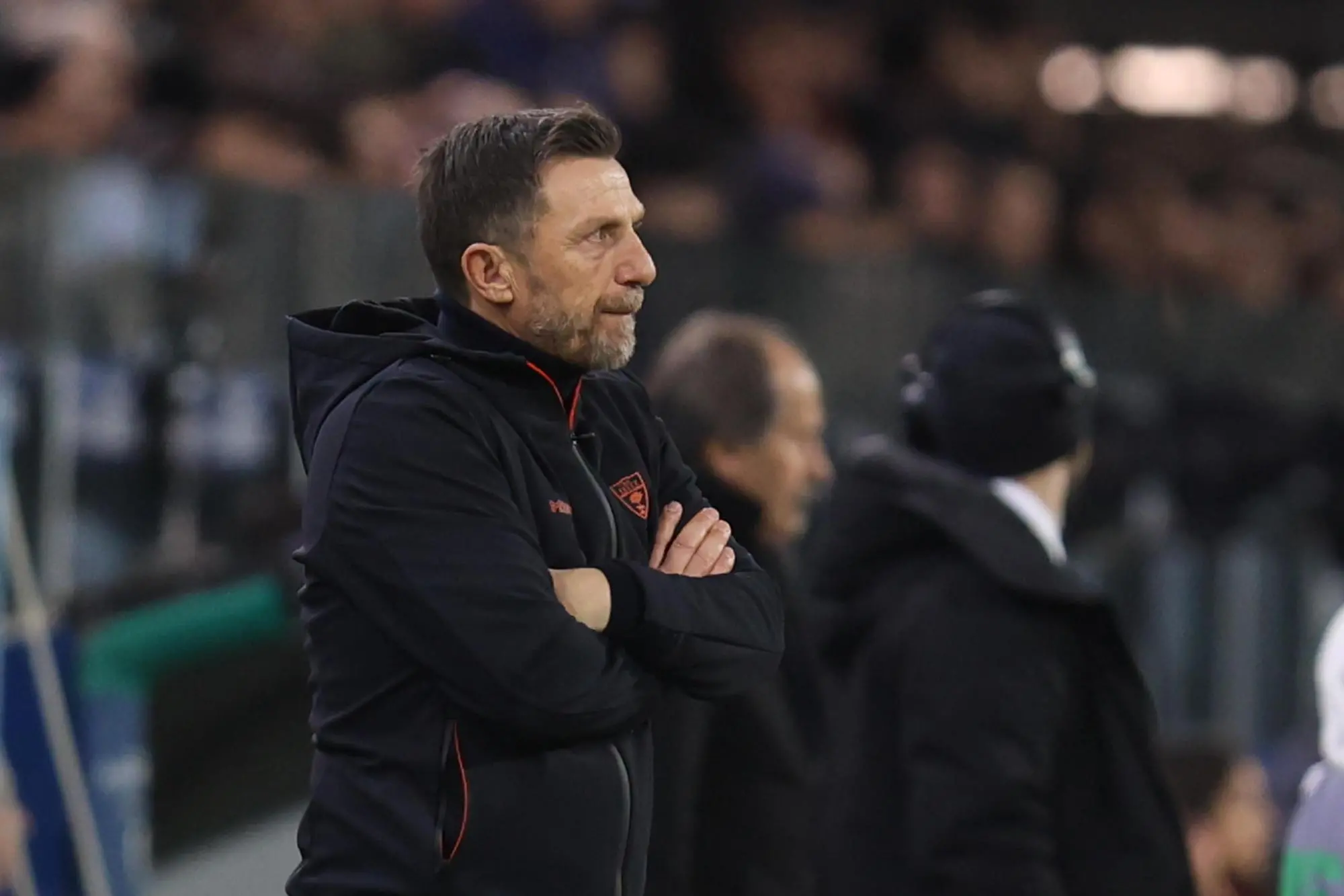 Eusebio Di Francesco in Cagliari-Lecce (foto Ansa)