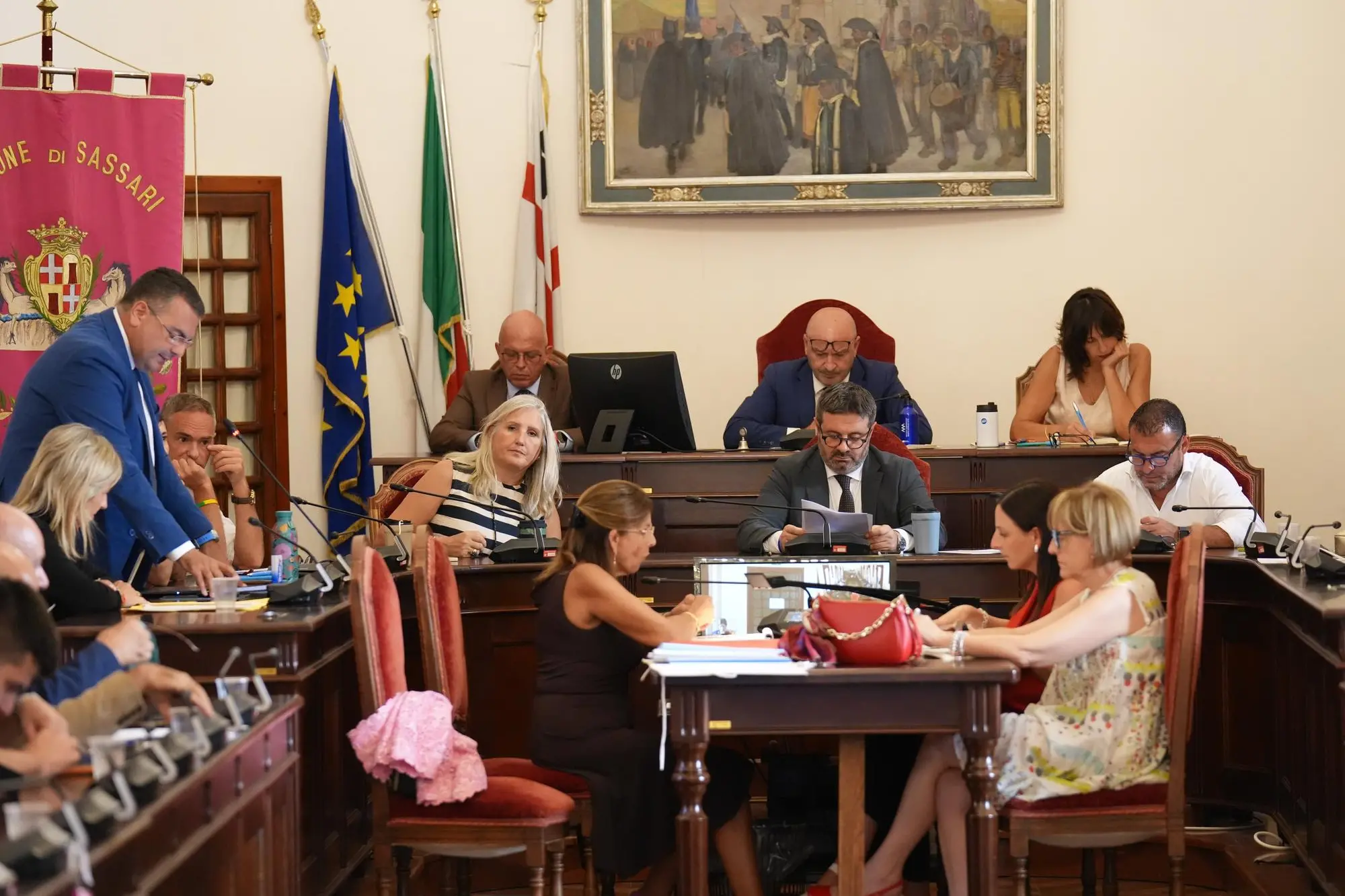Esposizione dell'aggiornamento del Programma triennale dei lavori pubblici da parte dell'assessore Salvatore Sanna
