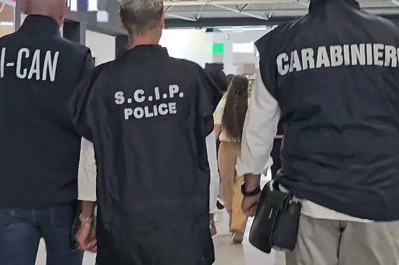 L'intervento dei carabinieri