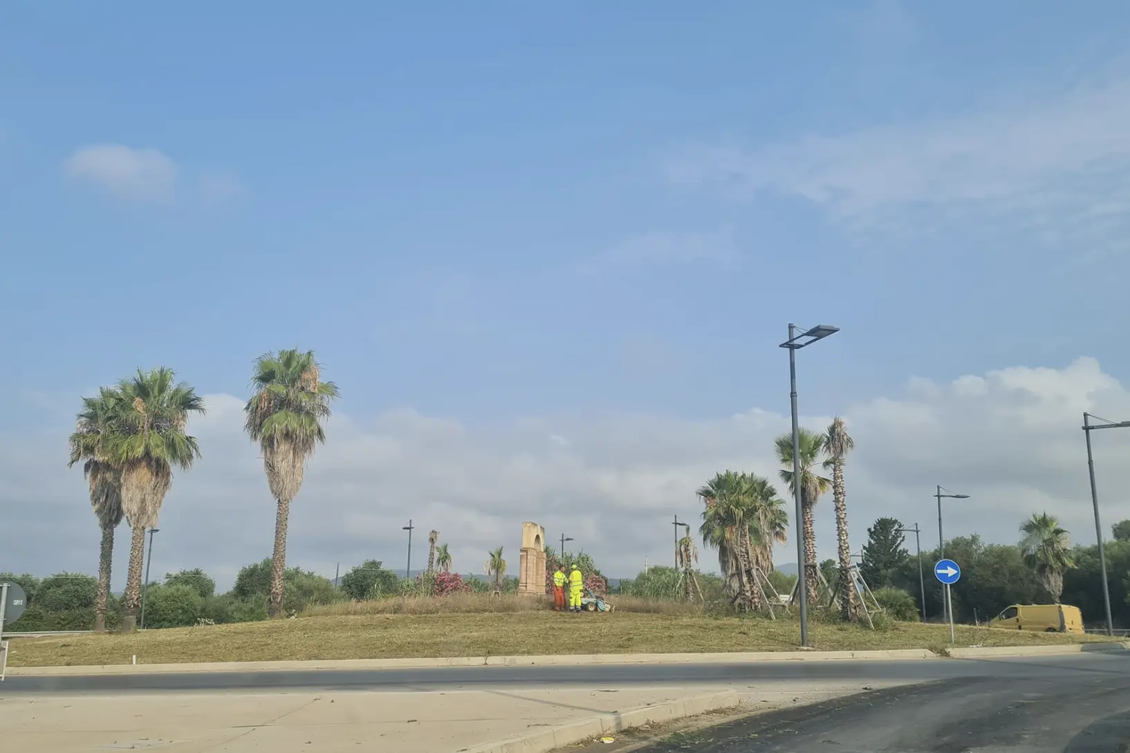 Gli operai al lavoro (Foto Fiori)