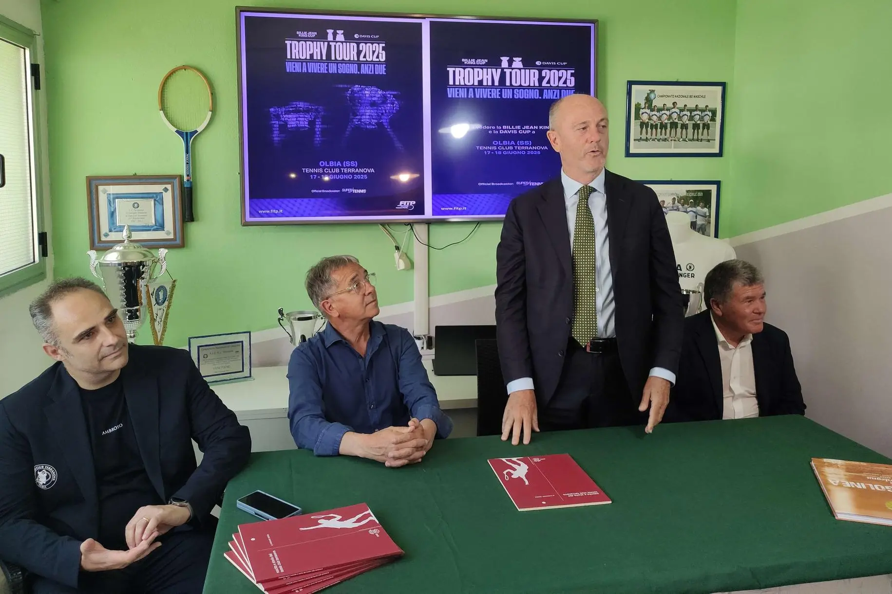 Un momento della conferenza stampa di questa mattina (Foto concessa)