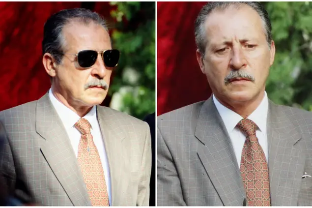 Due immagini scattate al giudice Paolo Borsellino pochi giorni prima di essere ucciso a Palermo (Franco Lannino/Studio Camera)