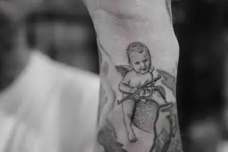 Il tatuaggio di Fedez (dal profilo Instagram del rapper)