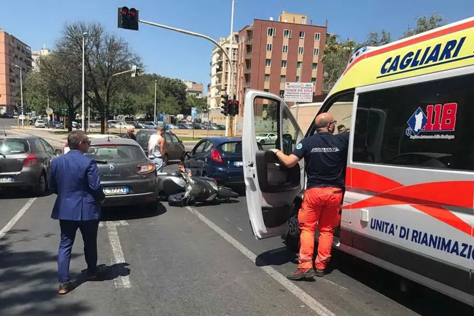 L'incidente in via Scano, Cagliari