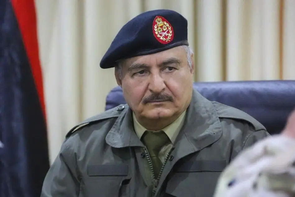 Il generale Khalifa Haftar (Archivio L'Unione Sarda)