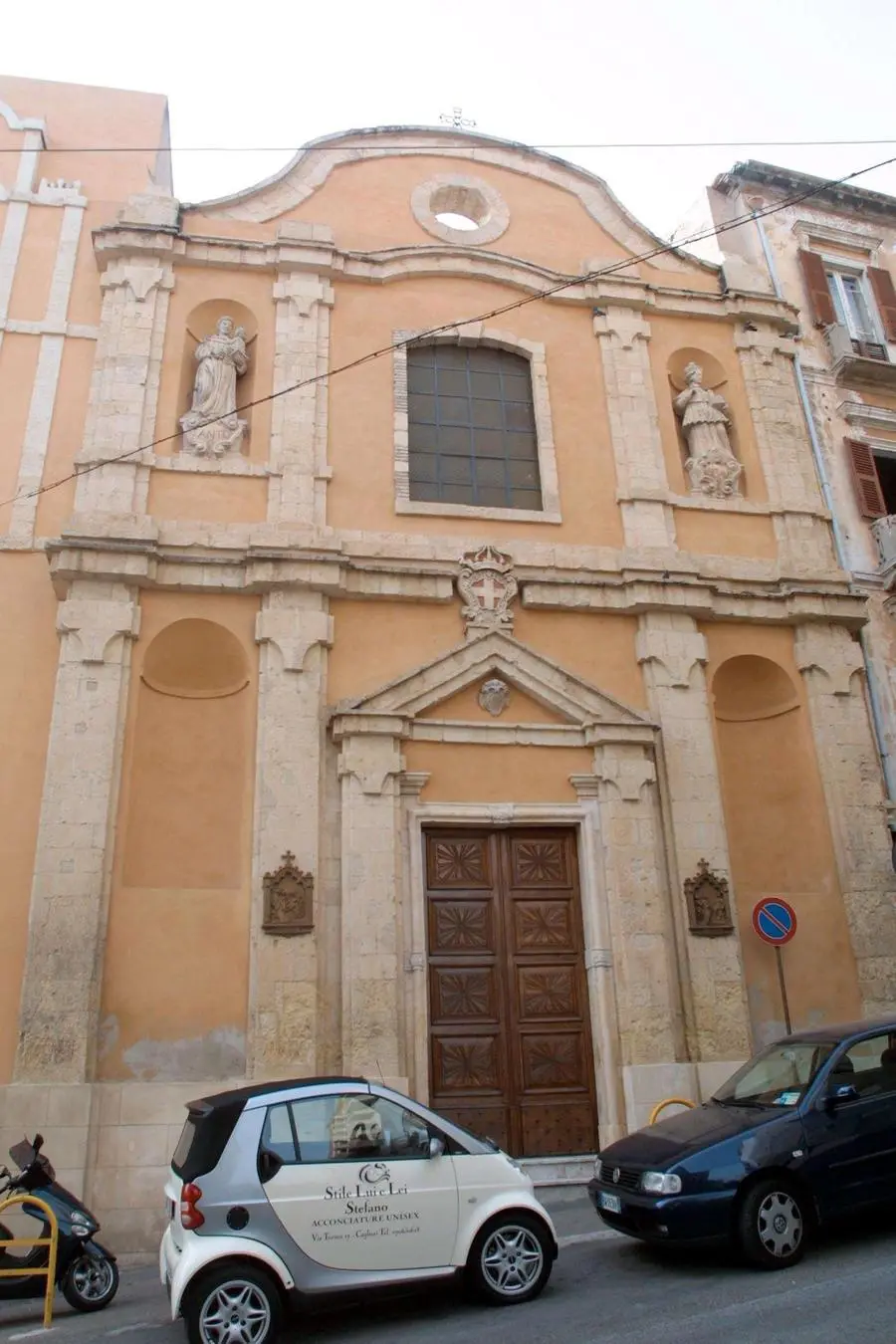 La chiesa di Santa Rosalia a Cagliari (foto archivio L'Unione Sarda)