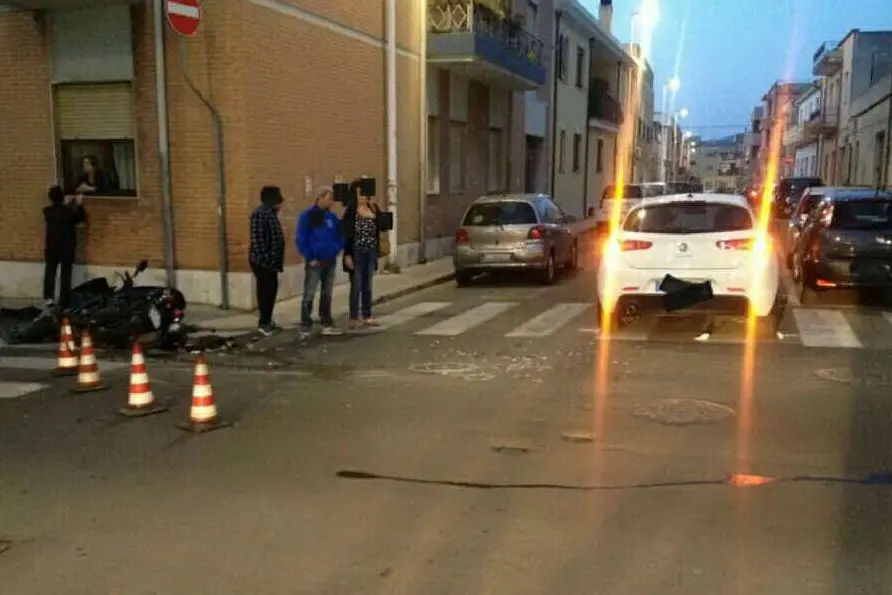 Il luogo dell'incidente