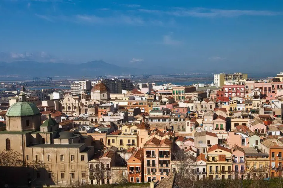 Un panorama di Cagliari