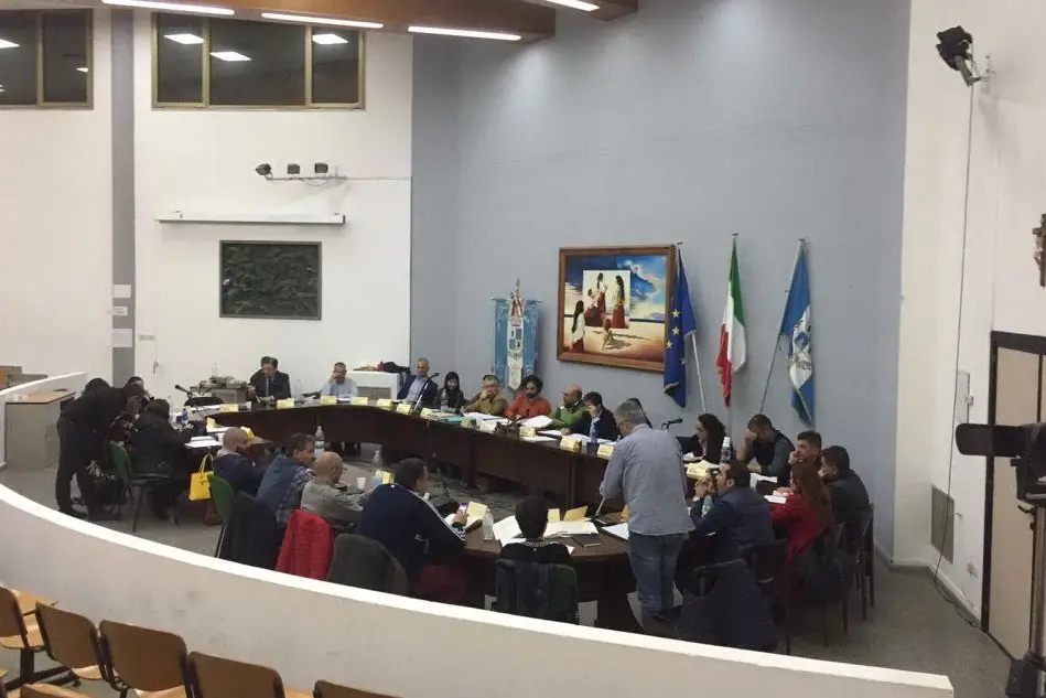 La seduta del consiglio comunale