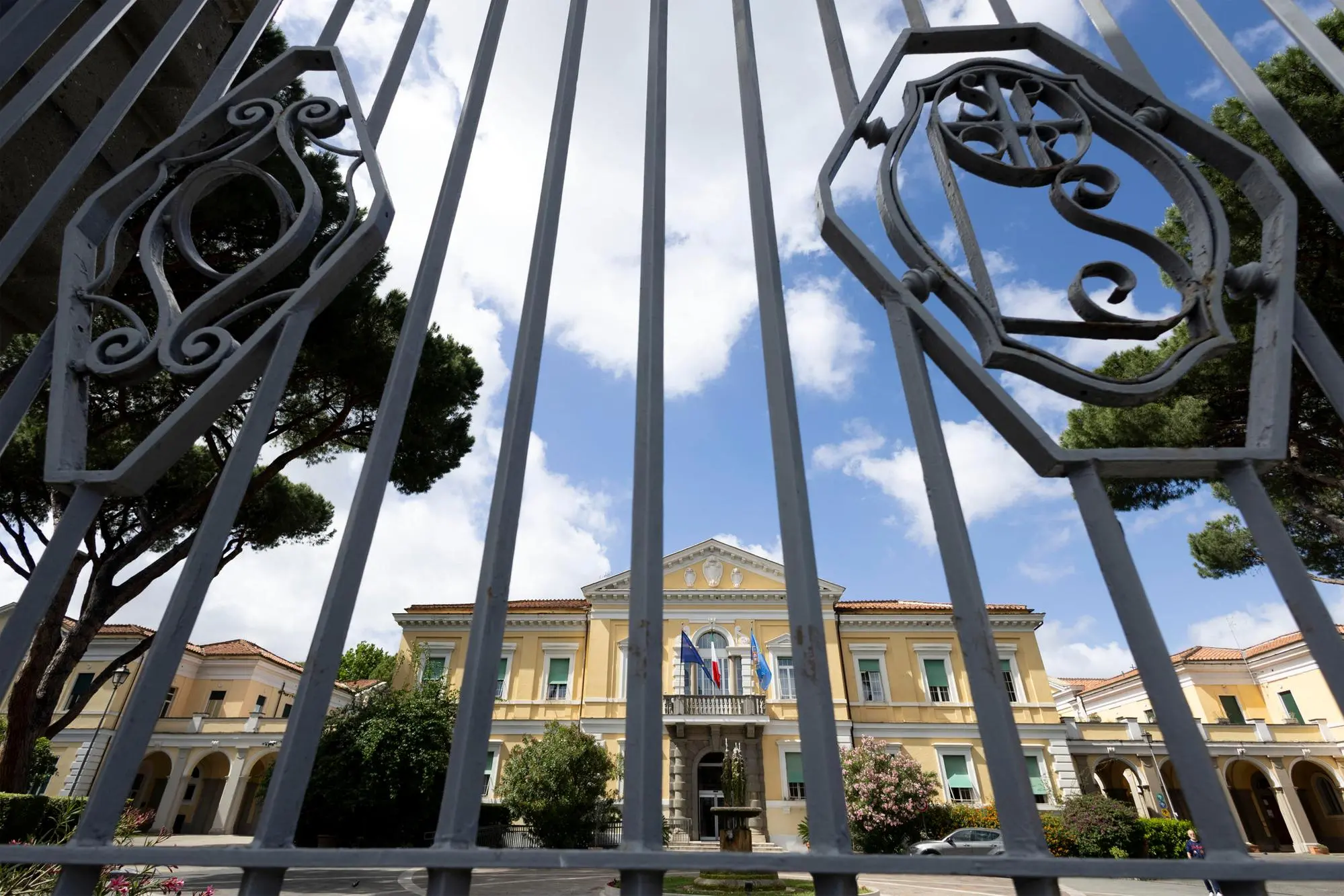 Una veduta esterna dell'Istituto nazionale per le malattie infettive, Lazzaro Spallanzani, Roma (Ansa)