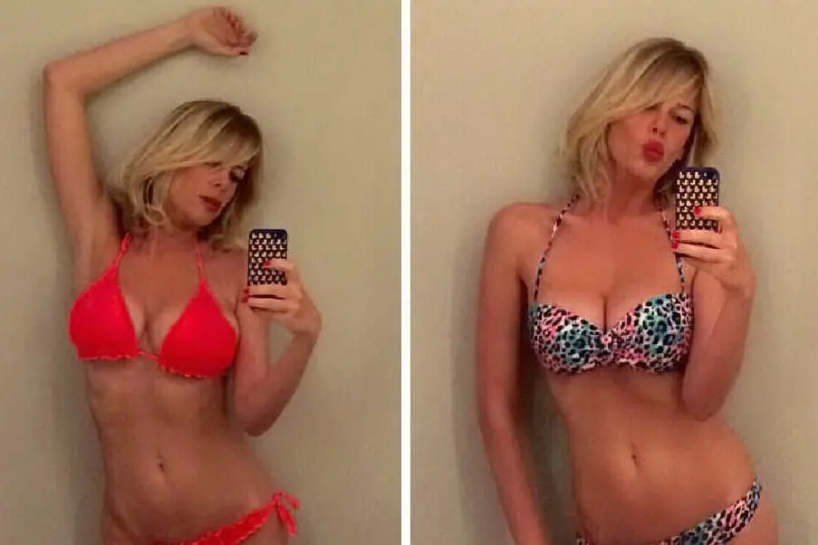 Alessia Marcuzzi posta le sue foto in bikini su Instagram
